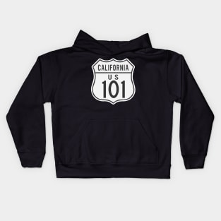 Signs - California Highway 101 wo Txt Kids Hoodie